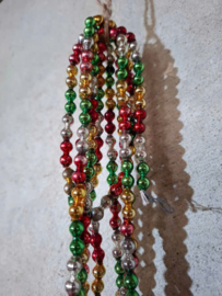 Oude Antiek Vintage Kralenslinger 10366 Kralenketting Garland Bont
