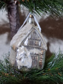 Oude Antieke Kerstbal 8900B Huisje