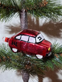 Oude Antiek Kerstbal 8954B Auto