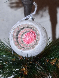 Oude Antiek Vintage Kerstbal 10028 Deukbal