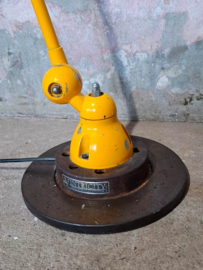 Oude Vintage Jielde Bureaulamp Lamp Werklamp Geel