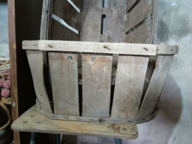Oude Brocante Spannen Houten Kistje Sinaasappels