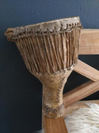 Oude Antieke Trommel Drum Bougarabou uit Guinea