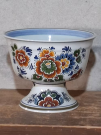 Oude Vintage Kastkom Delft Polychroom Holland