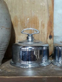 Oude Brocante Silverplate Hotelzilver Cloche Foodcover