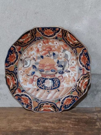 Oude Antieke Japanse Goud Imari Schotel Bord