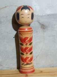 Oude Vintage Japanse Kokeshi Houten Pop Doll Naruko XL