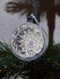 Oude Antiek Vintage Kerstbal 10244 Deukbal