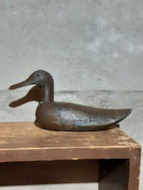Oude Antieke Vintage Lokeend Lokvogel  Duck