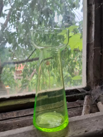 Oud Antiek Hyacintglas Bloembollenglas Annagroen Uranium