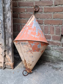 Oude Vintage Metalen Drijver Boei