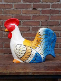 Oude Vintage Papier Mache  Dier Kip - Haan