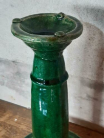 Oude Antieke Chinese Chiwan Olielamp Kandelaar Qing Dynastie