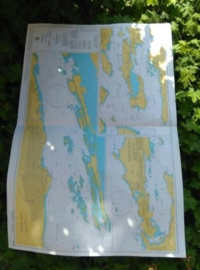 Oude Nautische Zeekaart Noorwegen - West Kust