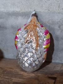 Oude Antiek Kerstbal 9878 Poppetje Indiaan Chief