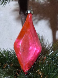 Oude Antiek Vintage Oostblok Kerstbal 9428 Hanger