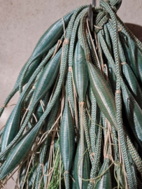 Oud Vintage Visnet Vissersnet met Drijvers