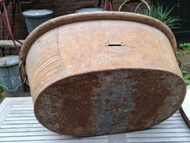 Antiek Britse Militaire Veld Badkuip Britisch Campaign Bath