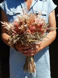 Bruidsboeket van Droogbloemen -Speciaal voor Jou Gemaakt- Droogboeket