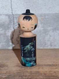 Oude Vintage Japanse Kokeshi Houten Pop Doll