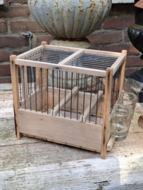 Oude Brocante Vintage Vogelkooi Kooitje