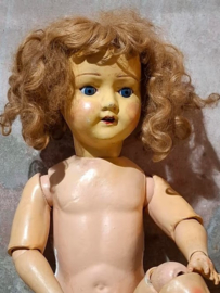 Oude Antieke Pop Papier Machee EVF Ernest Villain Forches,