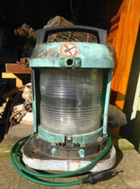 Oude Industriele Scheepslamp Toplicht Navigatielicht