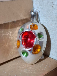 Oude Antieke Kerstbal 9320 Lampion Putjes