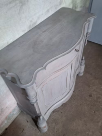 Oude Antieke Eiken Biedermeier Meidenkast Dressoir