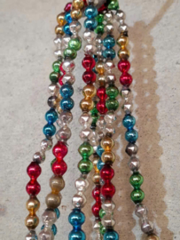 Oude Antiek Vintage Kralenslinger 10365 Kralenketting Garland Bont Diamant