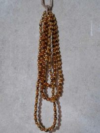 Oude Antieke Kerstbal 10367 Kralenslinger Kralenketting Kralen Slinger Goud