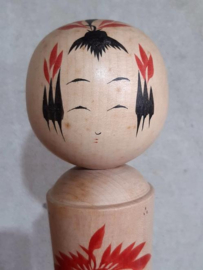 Oude Vintage Japanse Kokeshi Houten Pop Doll Naruko