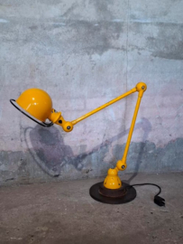 Oude Vintage Jielde Bureaulamp Lamp Werklamp Geel