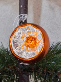 Oude Antiek Vintage Kerstbal 8968B Deukbal