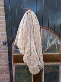 Oud Vintage Visnet Naturel Tunnel