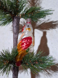 Oude Antiek Vintage Kerstbal 10263 Papegaai USSR