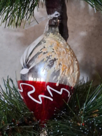 Oude Antiek Vintage Kerstbal 10180 Pegel