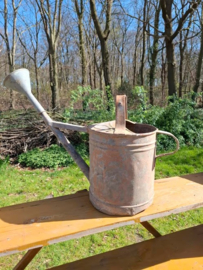 Oude Brocante Zinken Gieter