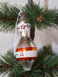 Oude Antiek Vintage Kerstbal 9856Kegel  USSR