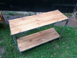Oud Vintage Industrieel Rek Wandkast Wandrek Kast