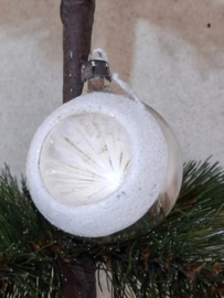 Oude Antiek Vintage Kerstbal 8963B Deukbal