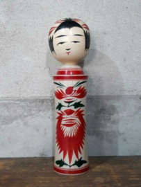 Oude Vintage Japanse Kokeshi Houten Pop Doll Naruko