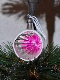Oude Antiek Vintage Kerstbal 10335 Deukbal