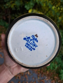 Oude Antieke Plateel Nuba Gouda Rozenbowl Art Deco