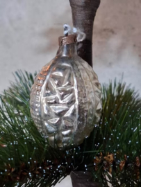 Oude Antiek Vintage Kerstbal 9131 Dennenappel