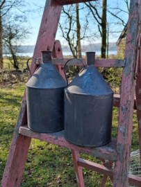 Oude Brocante Zinken Kannetje