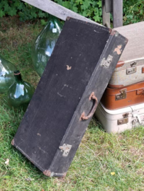 Oude Antiek Vintage Koffer Reiskoffer