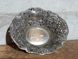 Oude Vintage Verzilverde Mand Broodmand Silverplate