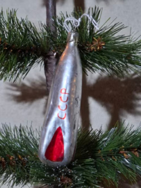 Oude Vintage Kerstbal 8930B USSR Space Schuttle Raket