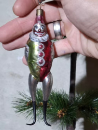Oude Antiek Kerstbal 10136 Clown Pierrot